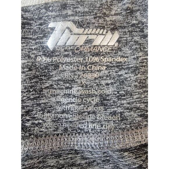 Thrill Performance Women's Black Gray Love Print Workout Legging Pants Size 3X - Picture 3 of 3